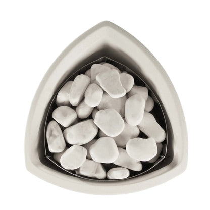 White Sauna Heater Decorative Cover Stones 10 kg
