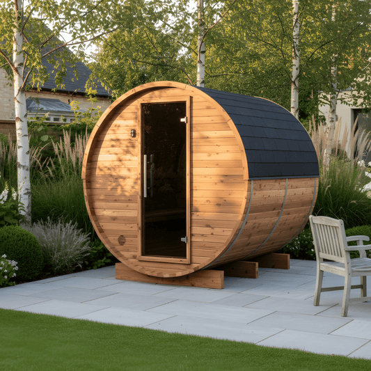 Wood Barrel Sauna (4-6 Person)