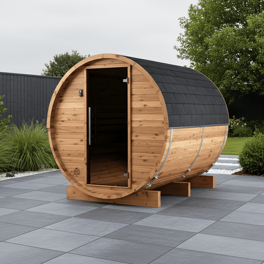 Wood Barrel Sauna (4-6 Person)