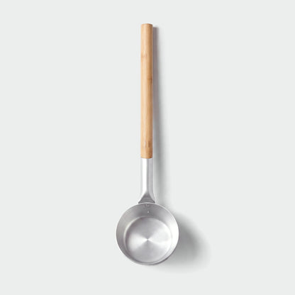 Rento Natural Anodised Aluminium Sauna Ladle - flat lay