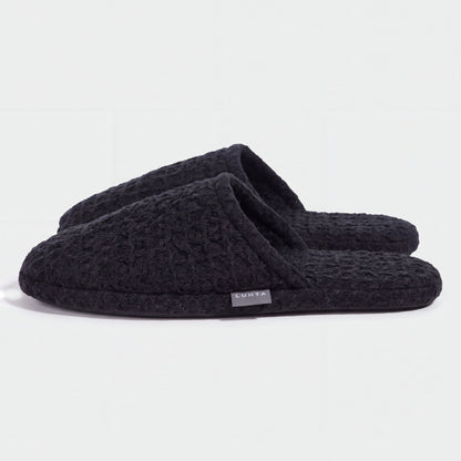 Luhta Pellava Sauna Slippers Black - side view