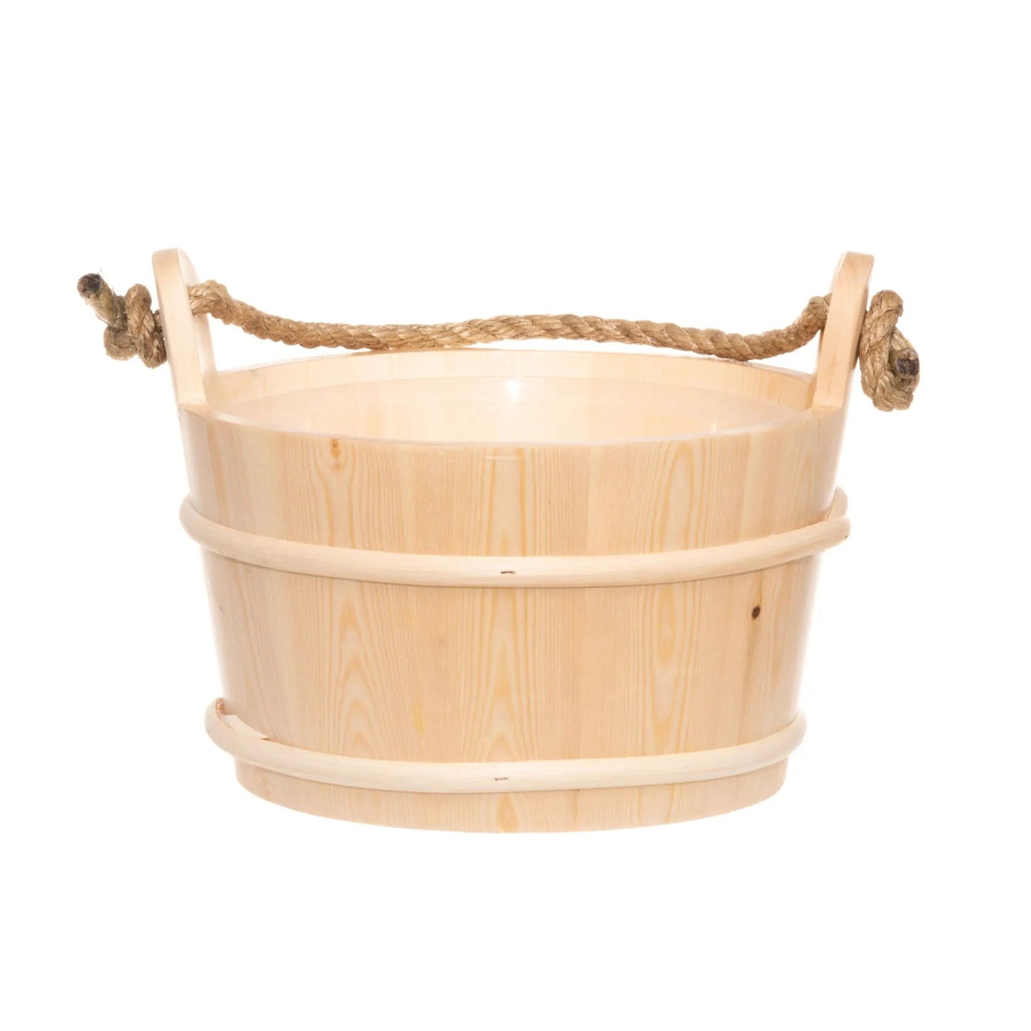 4 Living Sauna Bucket Spruce With Rope Handle 4 Litre Sauna Bucket/Pail | Finnmark Sauna