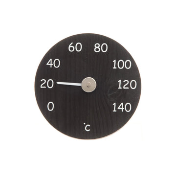 4 Living Sauna Thermometer Black Sauna Thermometer | Finnmark Sauna