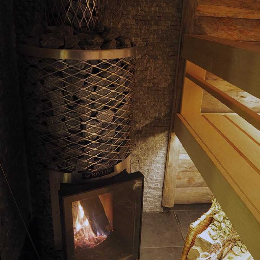 Kivi- IKI jr. Wood Burning Sauna Heater IKI Wood Burning Sauna Heater | Finnmark Sauna