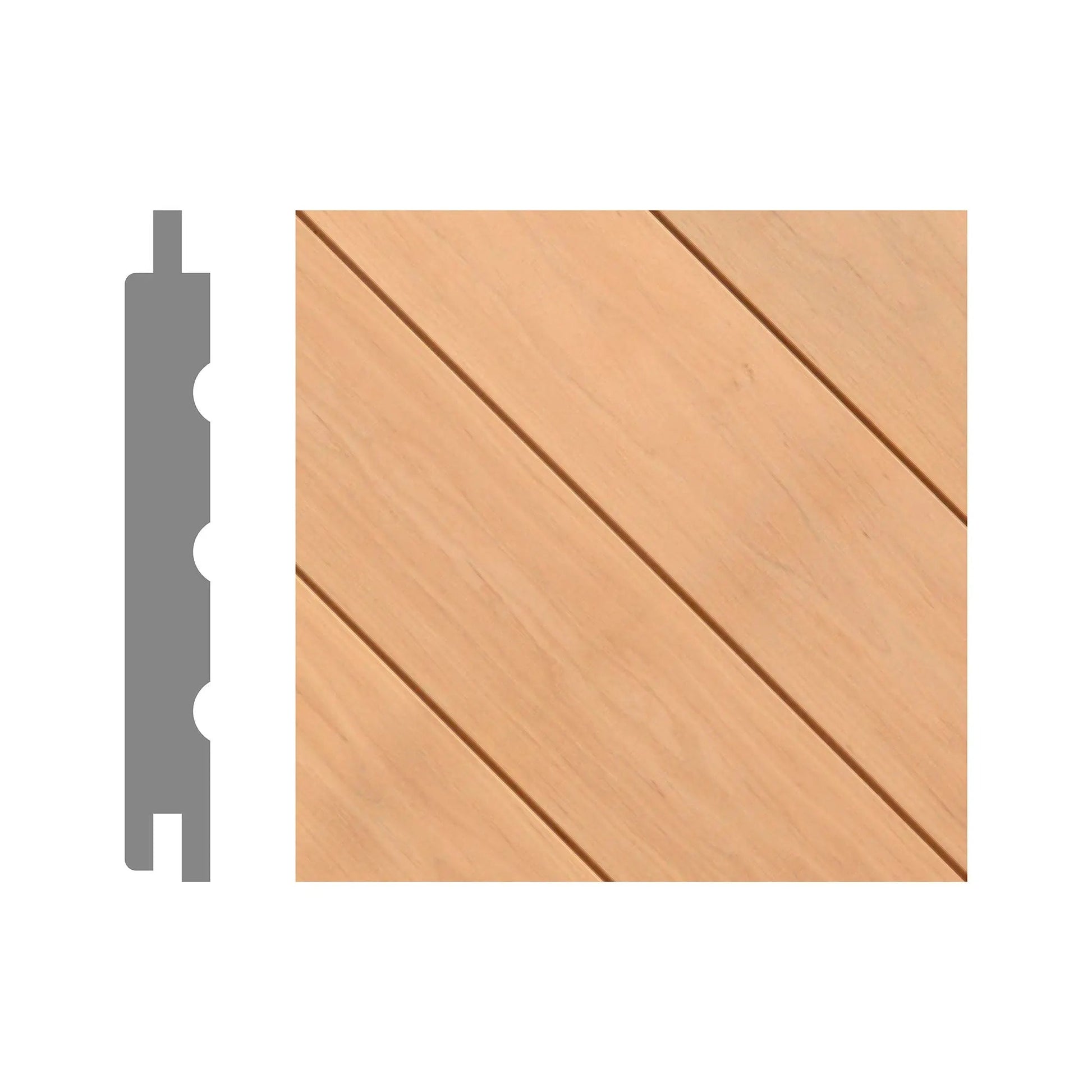 Alder Sauna Wood Cladding Kallio 90mm (Pack of 6) Sauna Timber | Finnmark Sauna