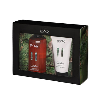 Arctic Pine Body Wash & Sauna Honey Gift Set Set by Rento