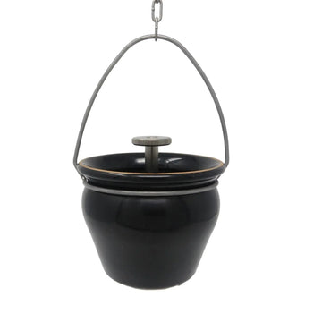Aroma/Infusion Pot with Drip Valve Black Infusion Pot | Finnmark Sauna