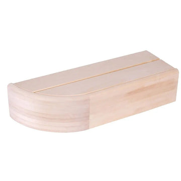 Aspen Sauna Bench Edge Module 140mm (Left) by Thermory