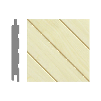 Aspen Sauna Wood Cladding Kallio 140mm (Pack of 6)