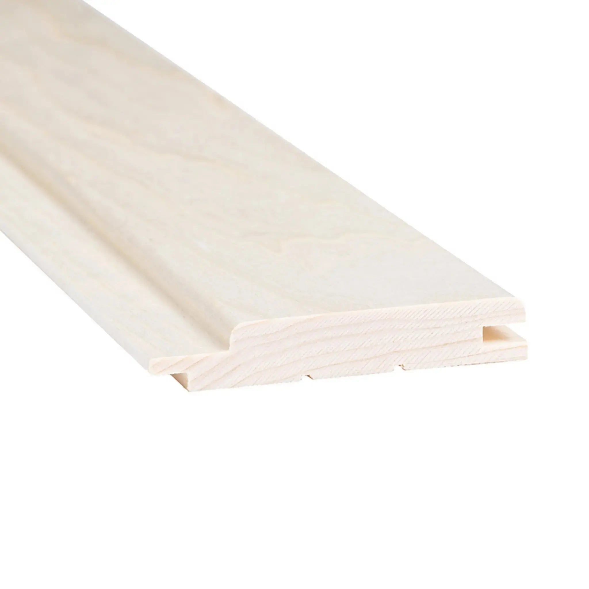 Aspen Sauna Wood Cladding STP 120mm (Pack of 6) Sauna Timber | Finnmark Sauna