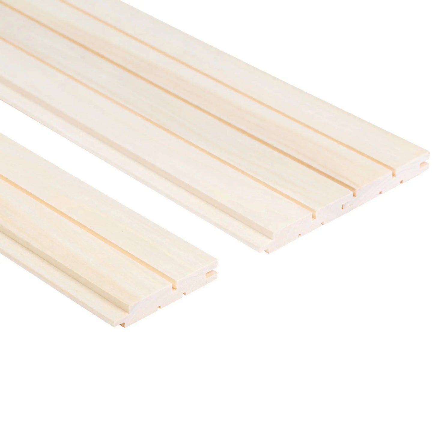 Aspen Sauna Wood Cladding STS Valeura 90mm (Pack of 6) Sauna Timber | Finnmark Sauna
