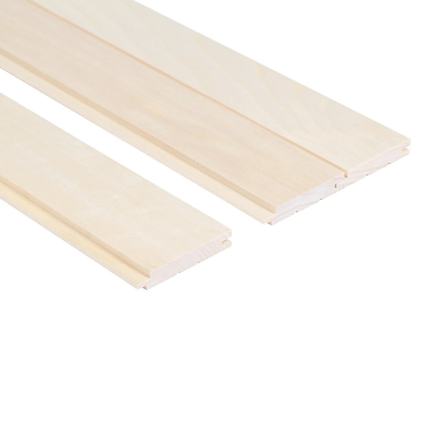 Aspen Sauna Wood Cladding STS4 90mm (Pack of 6) Sauna Timber | Finnmark Sauna