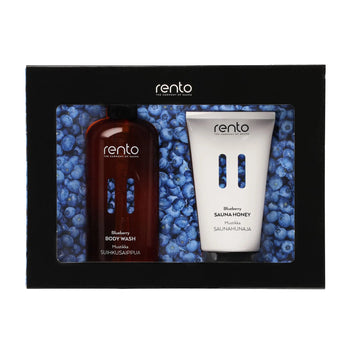 Blueberry Body Wash & Sauna Honey Gift Set Set by Rento