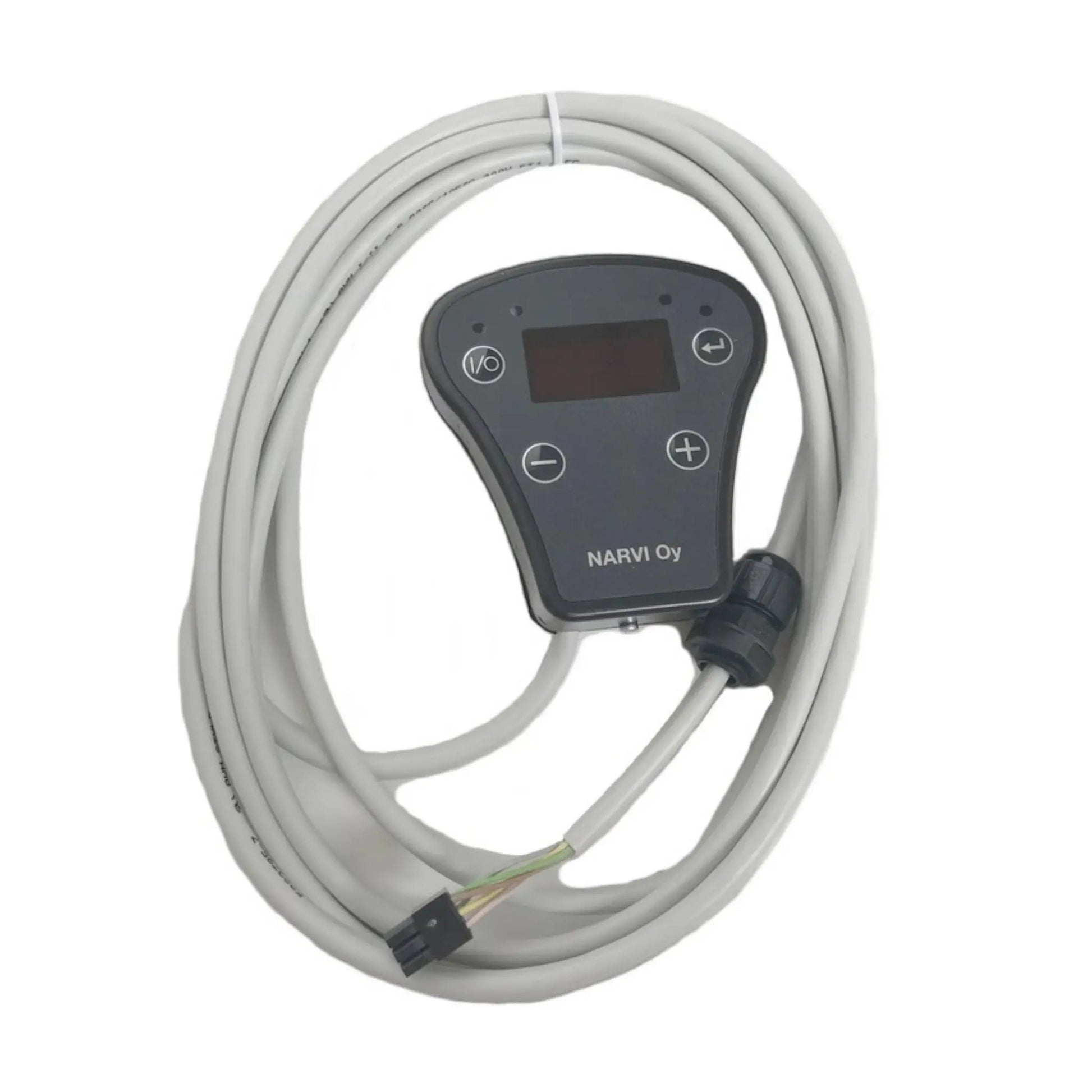 Control Panel N2014 Black with 3.5m 6 Pin Grey Cable cable | Finnmark Sauna