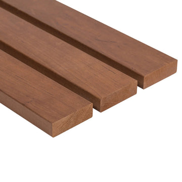 Dark Thermo Alder Sauna Wood Bench Boards 115mm (Pack of 4) Sauna Timber | Finnmark Sauna