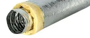 DEC Isodec Insulated Flexible Ducting 100mm Dia (10m) Sauna Ventilation | Finnmark Sauna