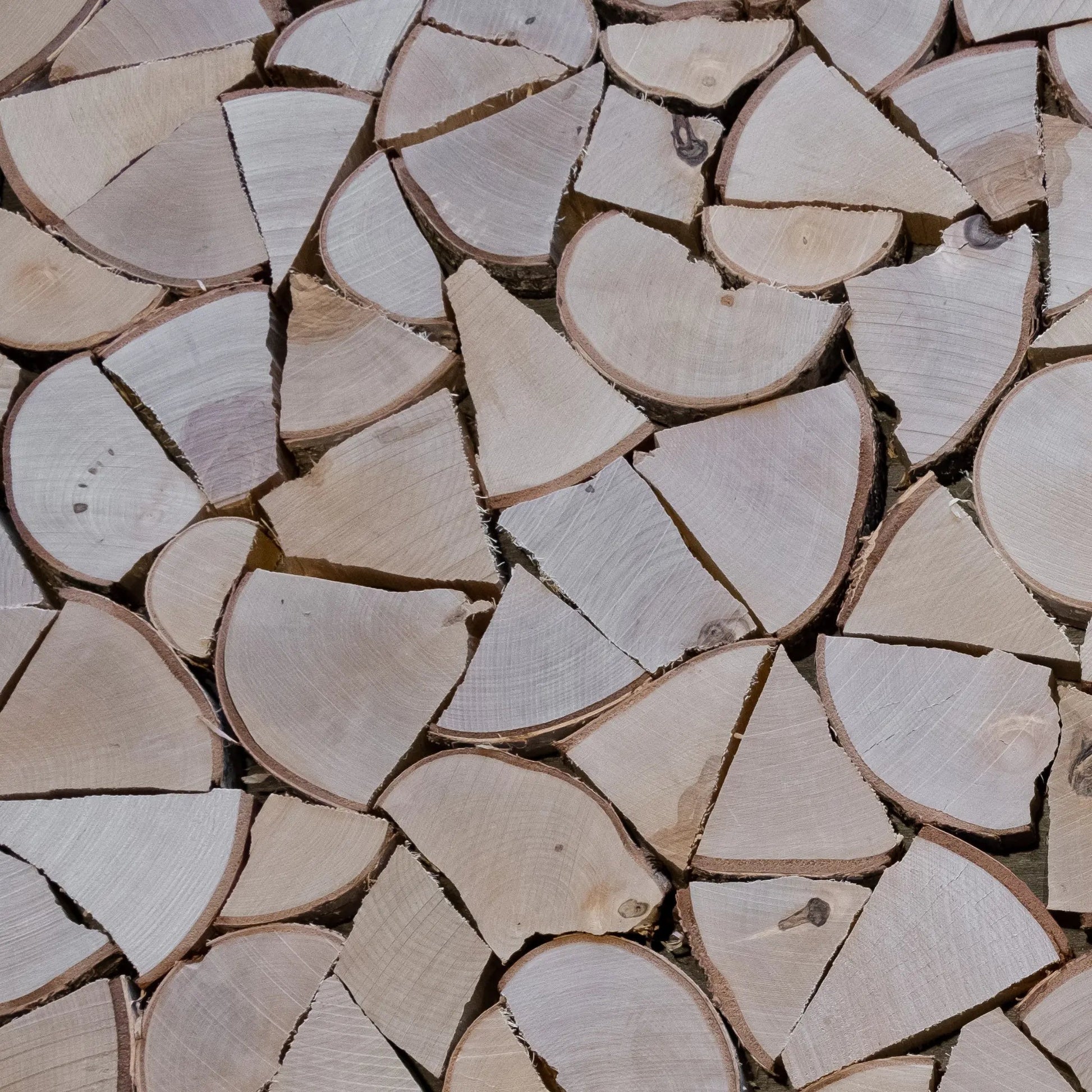 Decorative Log Panel Birch | Finnmark Sauna