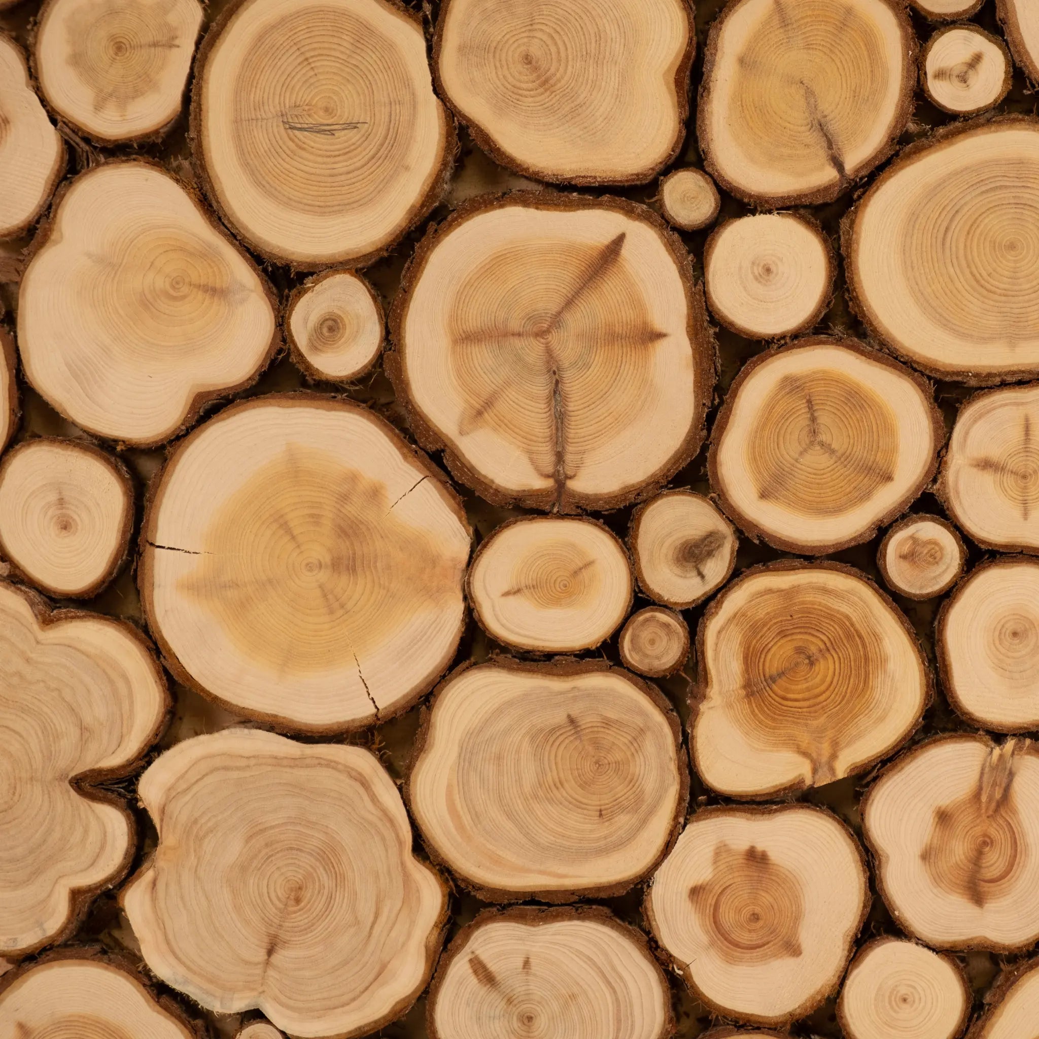 Decorative Log Panel Juniper | Finnmark Sauna