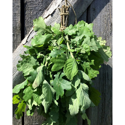 Dried Hand Made Sauna Whisk / Sauna Vihta - Oak & Mint Sauna Whisks / Sauna Vihta | Finnmark Sauna