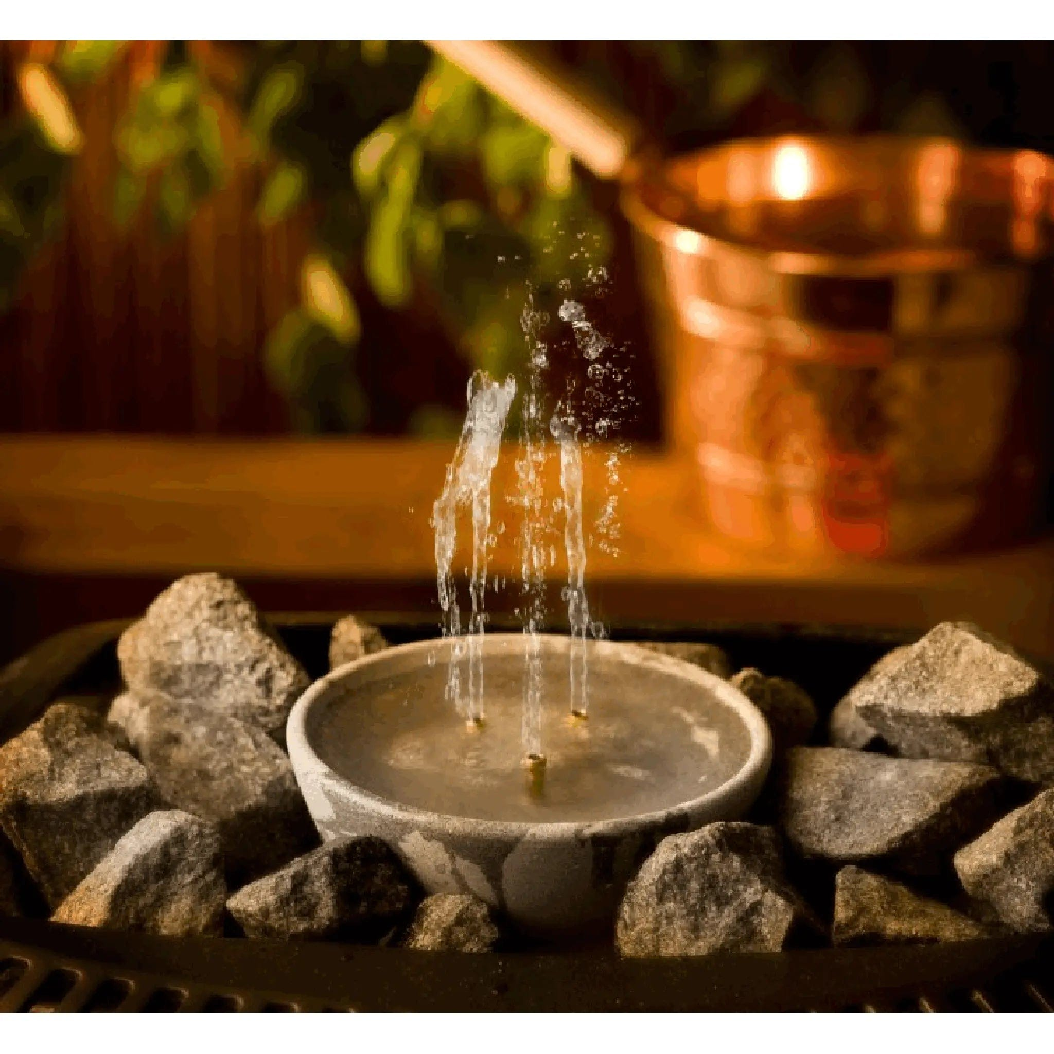 Finnish Soapstone Sauna Water Fountain Scent Oil Diffuser - Maestro ...