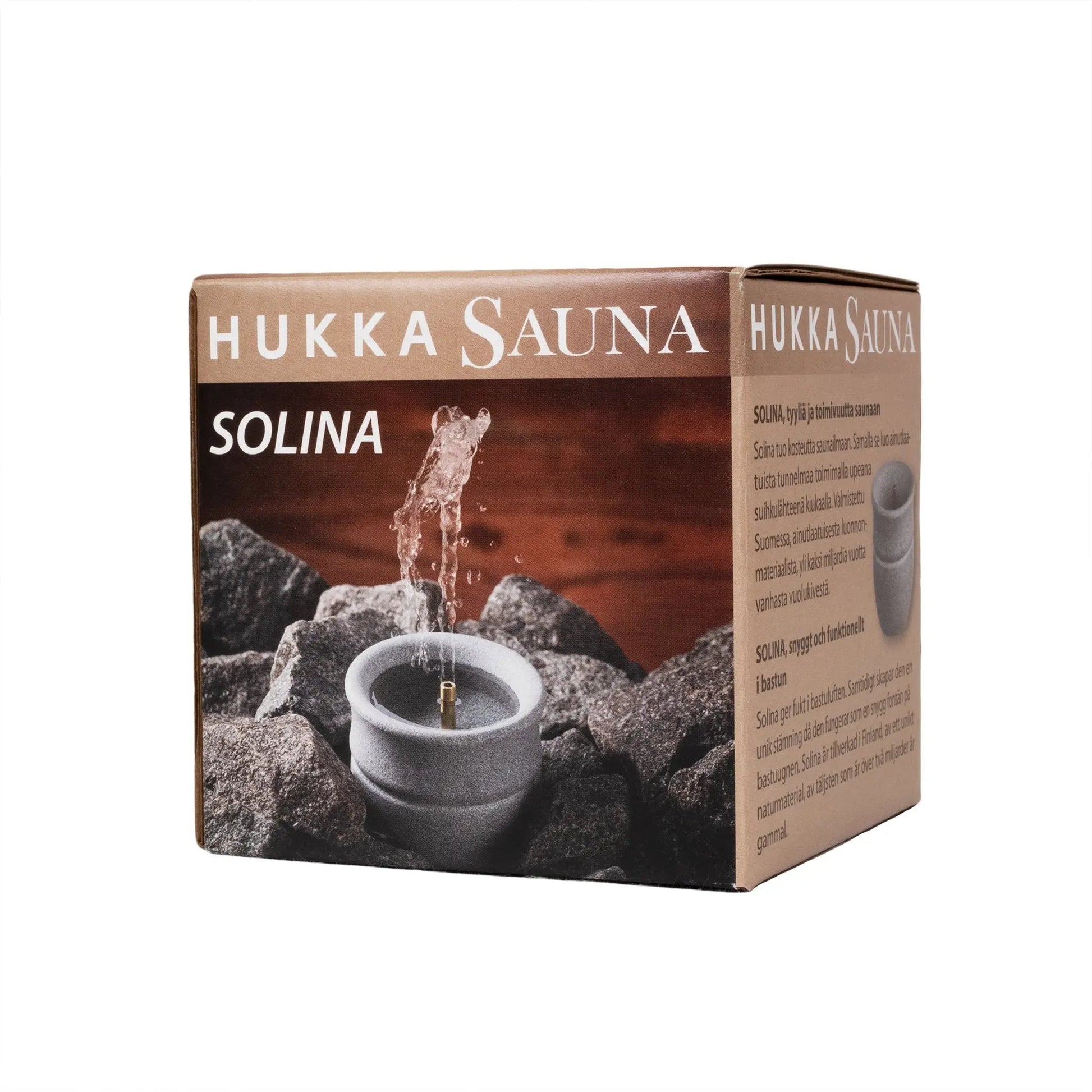 Finnish Soapstone Sauna Water Fountain Scent/Oil Diffuser - Solina Soapstone Scent Diffuser | Finnmark Sauna
