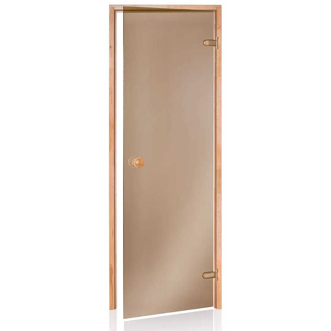 Glass Sauna Door with Alder Frame (Standard) | Finnmark Sauna