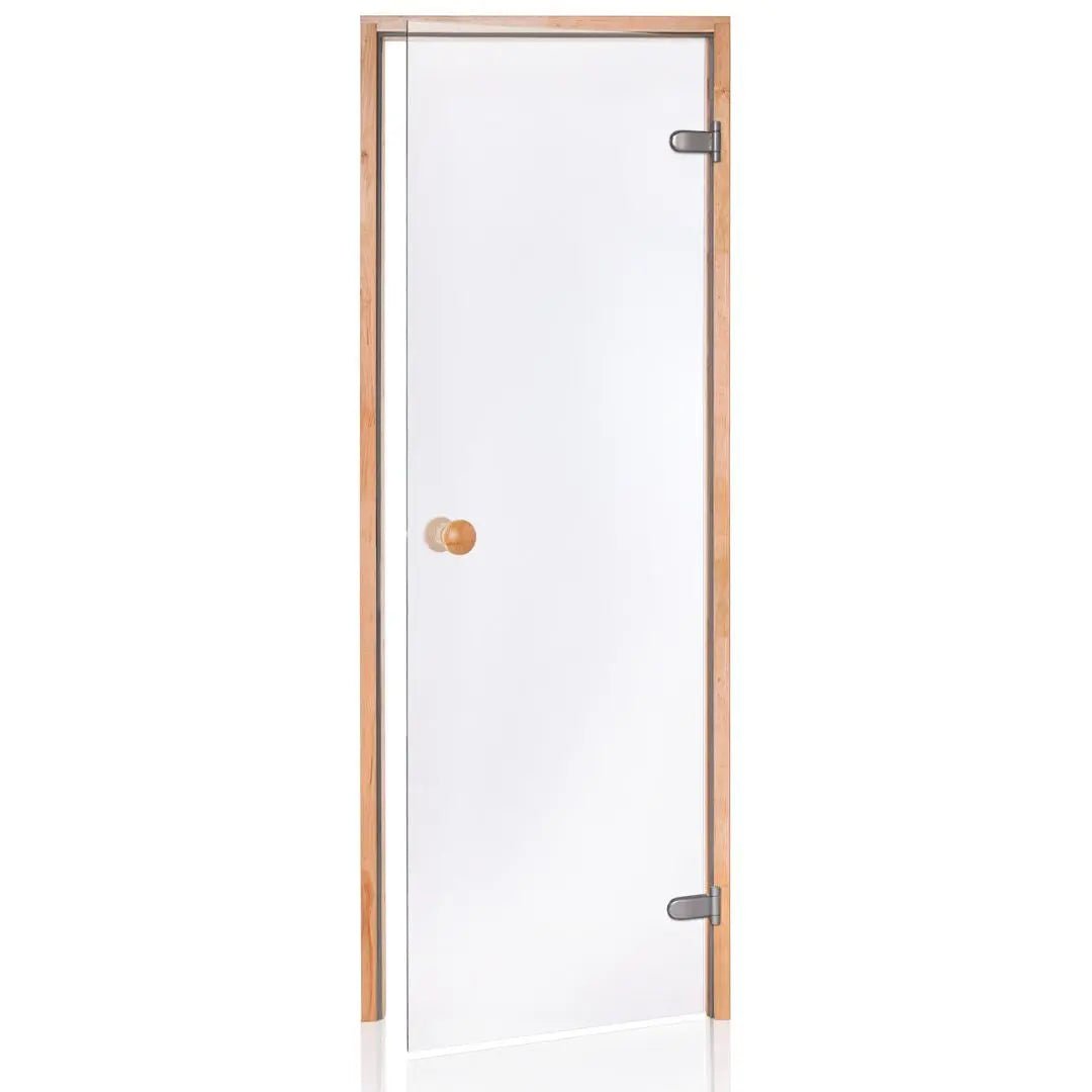 Glass Sauna Door with Alder Frame (Standard) | Finnmark Sauna