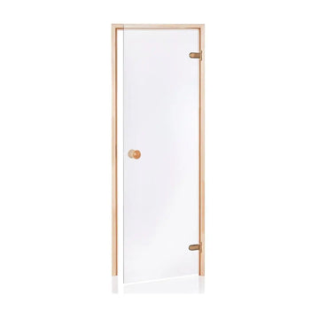 Glass Sauna Door with Pine Frame (Standard)
