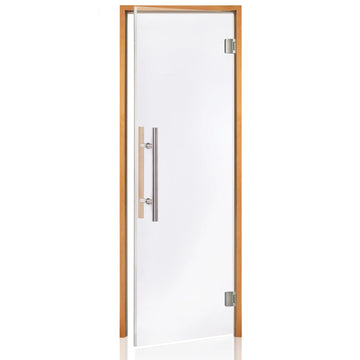 Glass Sauna Door with Thermo Aspen Frame (Lux)