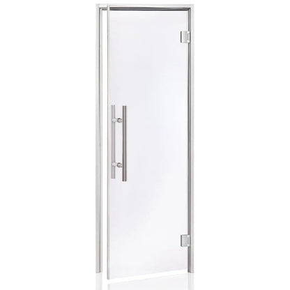 Glass Steam Room Door with Aluminium Frame (AU Lux) | Finnmark Sauna