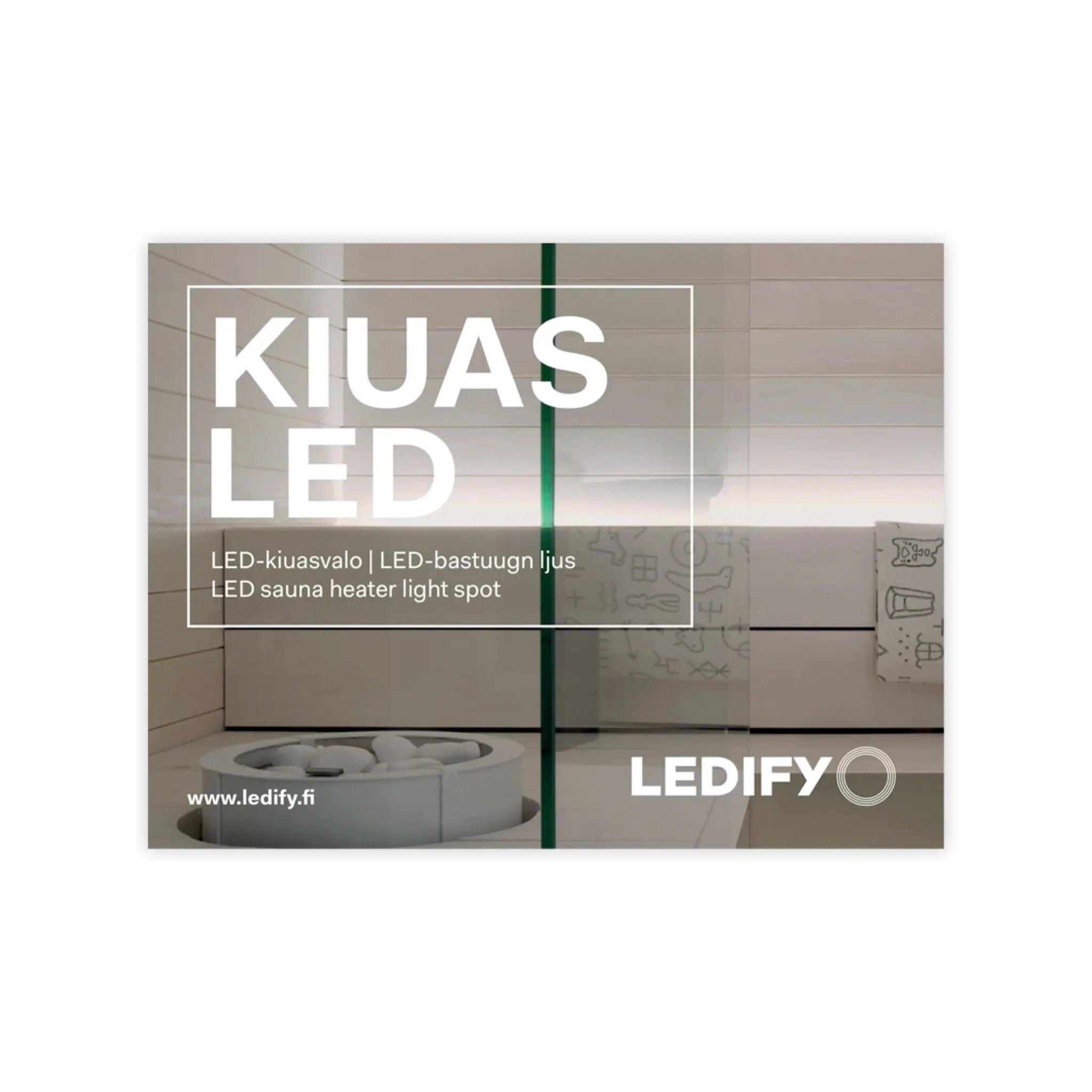 LEDIFY KiuasLED Sauna Heater Spot Light Sauna Light | Finnmark Sauna