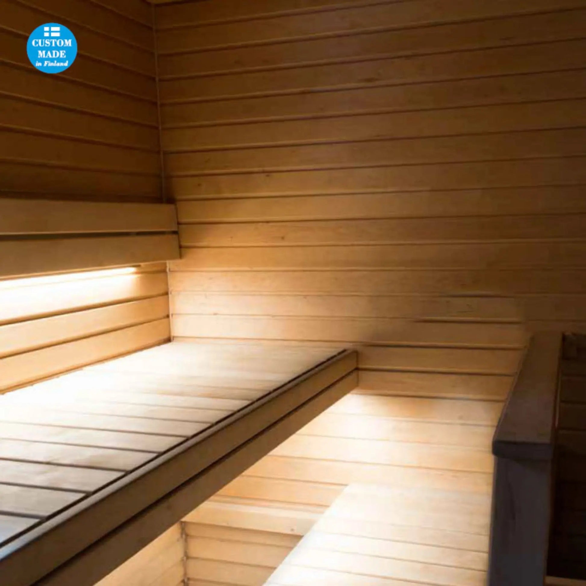 LEDIFY Ready-Made Laudevalaisin Black Profile Lighting Strips Lighting | Finnmark Sauna