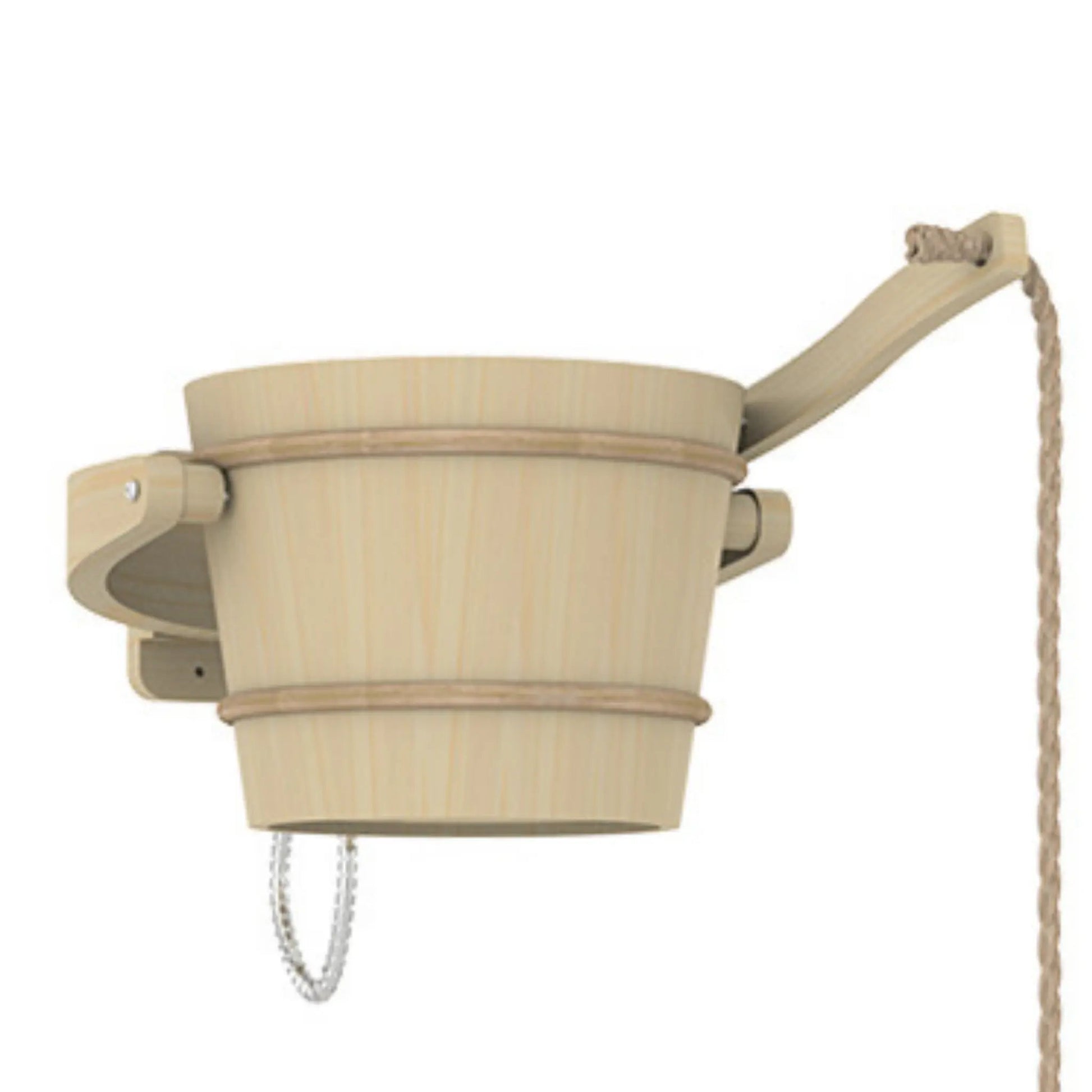 Luxurious Waterfall Effect Pail Shower (18 Litres) Sauna Buckets & Ladles | Finnmark Sauna