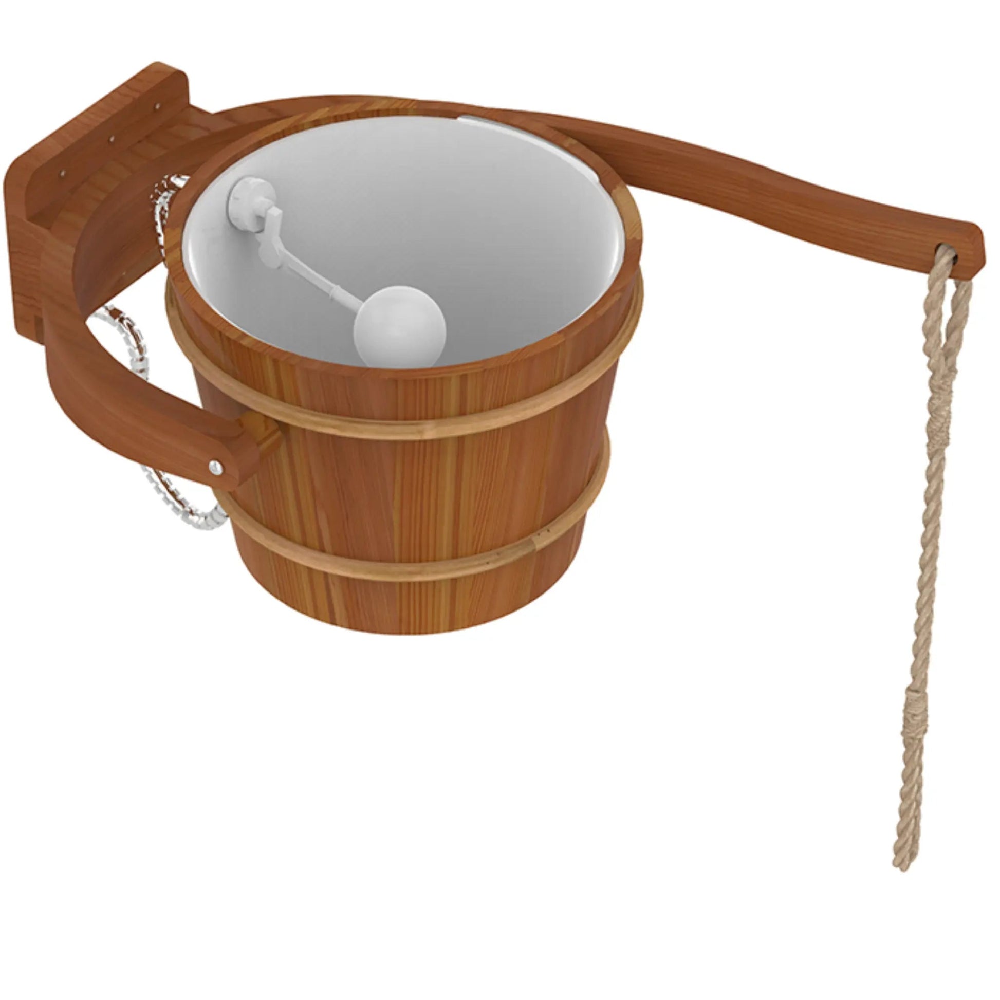 Luxurious Waterfall Effect Pail Shower (18 Litres) Sauna Buckets & Ladles | Finnmark Sauna