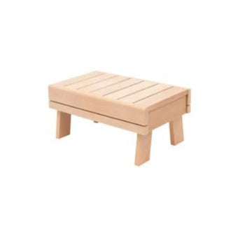 Movable Sauna Bench Alder 400mm x 657mm by Thermory