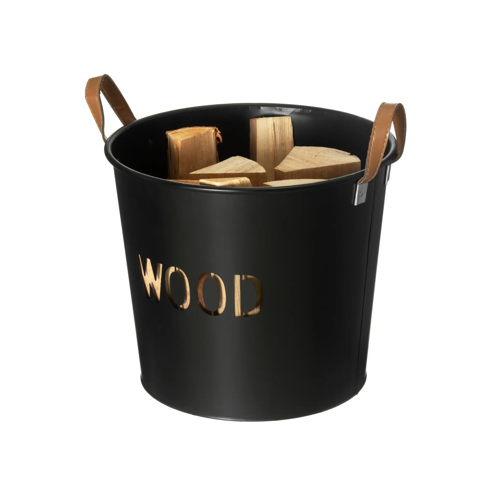 Mustang Firewood Bucket "Wood" Storage | Finnmark Sauna