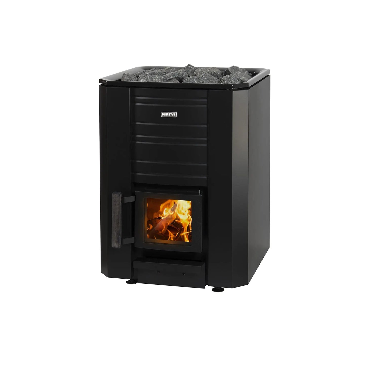 Narvi Black 16, 20, 24 Wood Burning Sauna Heater Wood Burning Sauna Heater | Finnmark Sauna