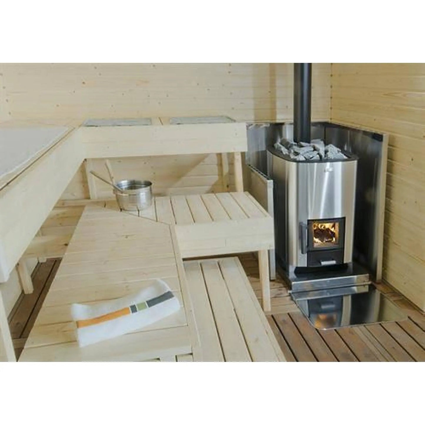 Narvi NC 16/20/24 Wood Burning Sauna Heater | Finnmark Sauna