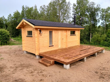 Outdoor/Garden Sauna Cabin 16ST Paakana Outdoor/Garden Sauna Cabin | Finnmark Sauna