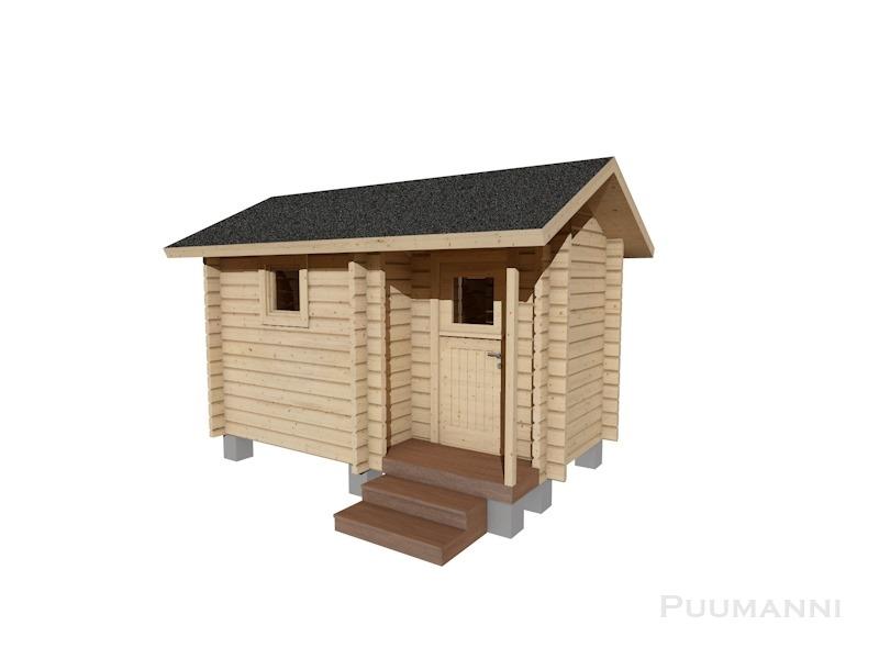 Outdoor/Garden Sauna Cabin 9T Uva Outdoor/Garden Sauna Cabin | Finnmark Sauna