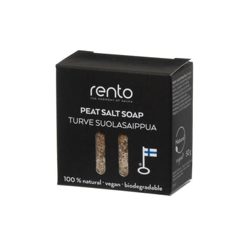 Peat Salt Soap 50 g by Rento shampoo | Finnmark Sauna