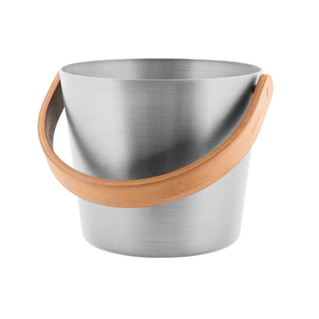 Rento 5 Litre Anodised Aluminium Sauna Bucket in Natural