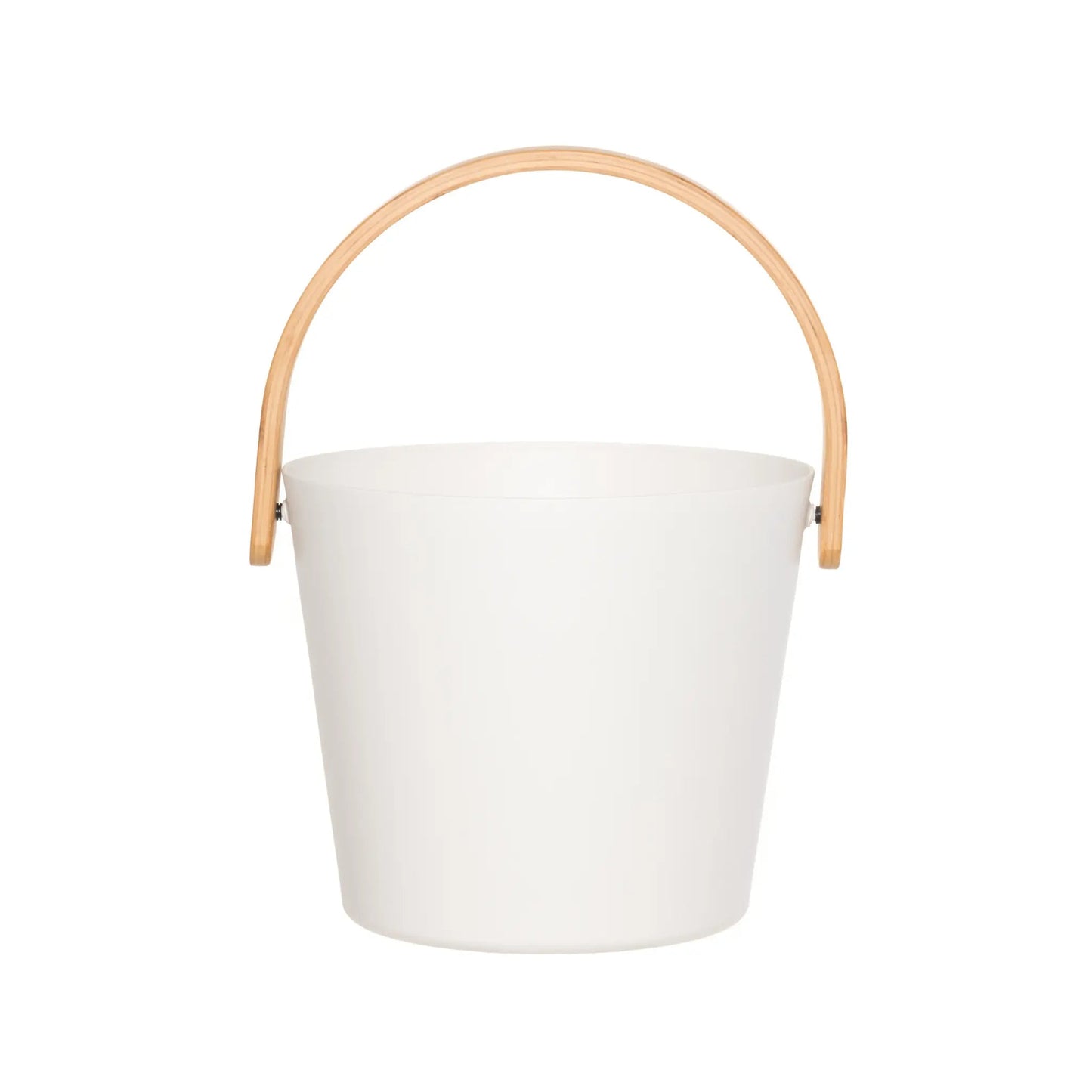 Rento 5 Litre Anodised Aluminium Sauna Bucket White Sauna Bucket/Pail | Finnmark Sauna