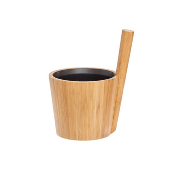 Rento Bamboo Duo Sauna Bucket Pail 5 Litre