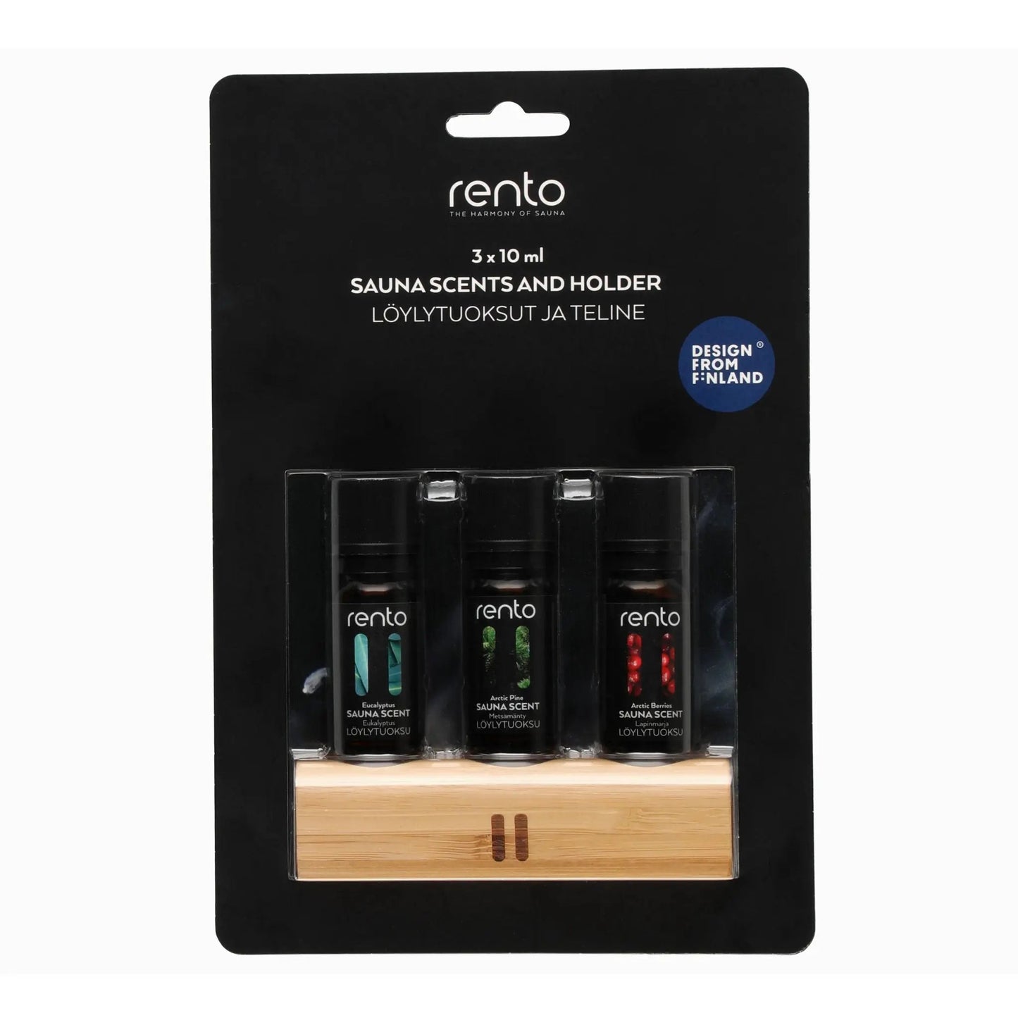 Rento Concentrated Sauna Scent Set 3x 10ml Sauna Oil | Finnmark Sauna Sauna Scents | Finnmark Sauna