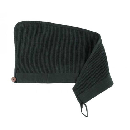 Rento Kenno Hair Towel Dark Green Sauna Towel | Finnmark Sauna