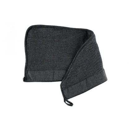 Rento Kenno Hair Towel Grey/Black Sauna Towel | Finnmark Sauna