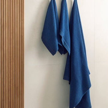 Rento Kenno Towel Dark Blue Sauna Towel | Finnmark Sauna