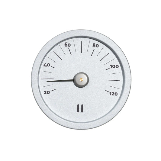 Rento Natural Aluminium Sauna Thermometer Sauna Thermometer | Finnmark Sauna