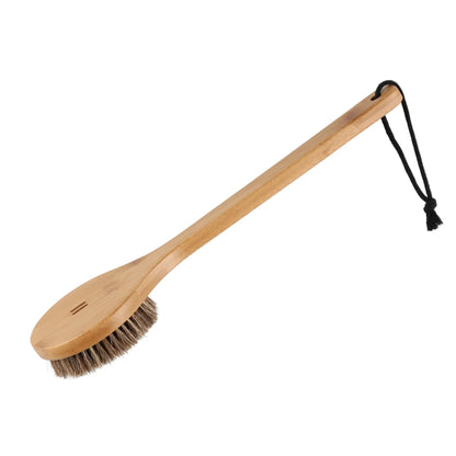Rento Round Sauna Bath Brush Bamboo & Natural Hair Bath Brush | Finnmark Sauna